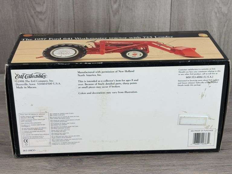 1957 Ford 641 Workmaster W/725 Loader, 1/16