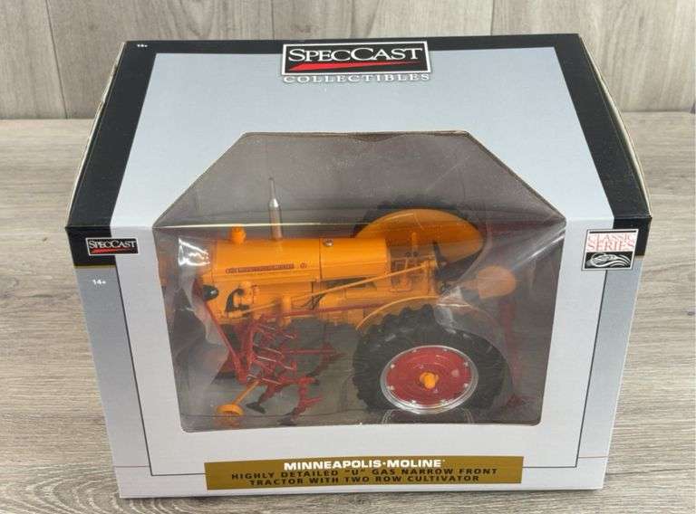 Minneapolis Moline U Gas NF W/2 Row Cultivator, 1/16