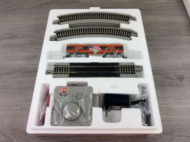 Allis-Chalmers Rail Car & Track Train Set, Bradford Exchange