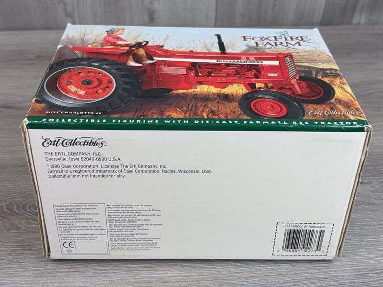 International Farmall 826 WF W/Miss Charlotte, #6, 1/16