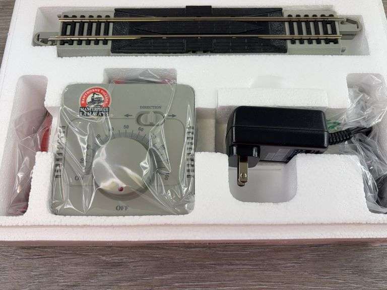 Allis-Chalmers Rail Car & Track Train Set, Bradford Exchange