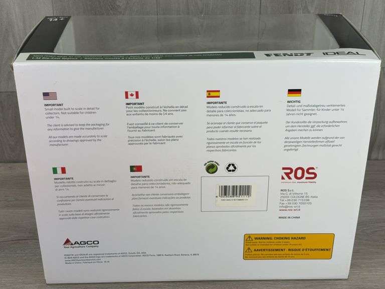 Fendt Ideal 9T Combine W/Command Corn Header, 1/32