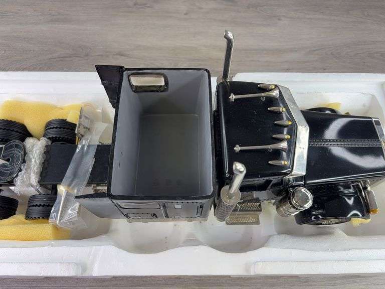 Spec Cast Black Peterbilt Truck, 21” Long