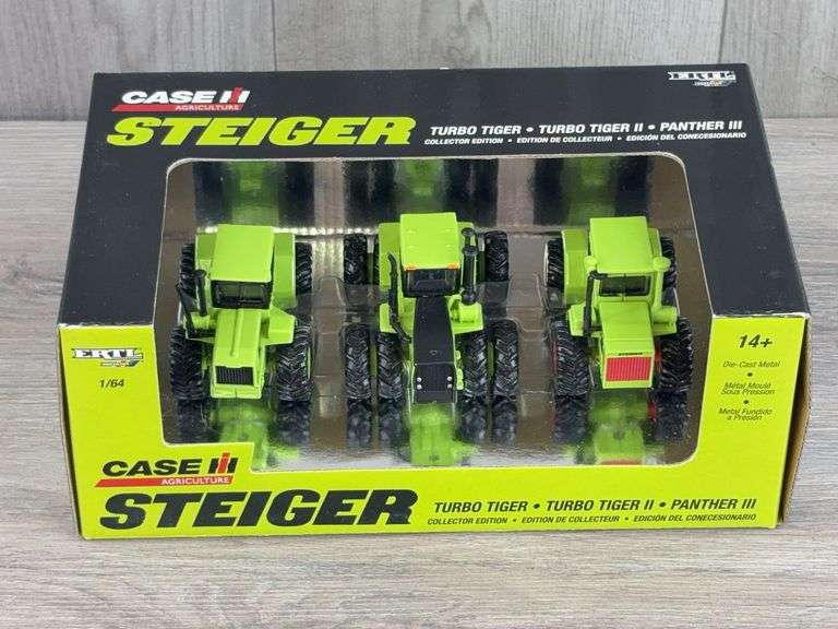 Steiger Turbo Tiger, Turbo Tiger II & Panther III Set, 1/64