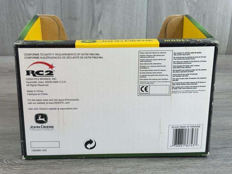 John Deere H NF, 1/16, Ertl Britains