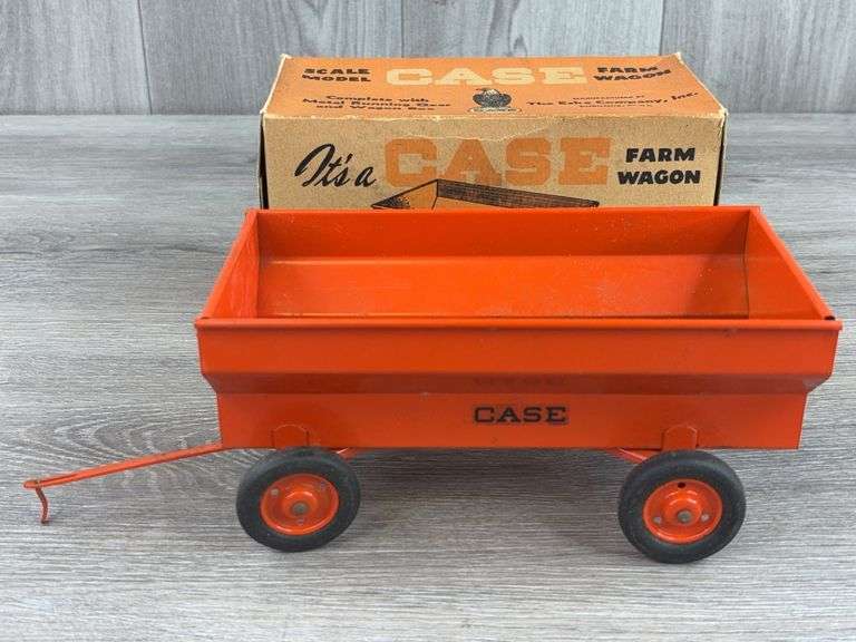 Case Farm Wagon, 1/16, Eska, Original Box, Tin Rims