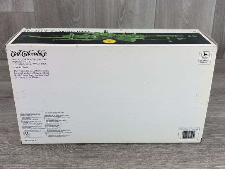 John Deere 214-T Twine-Tie Baler, 1/16, Precision Classics 11