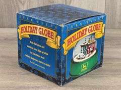 John Deere Holiday Globe, 3 1/2”H, Ertl Collectibles