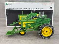 John Deere 720 NF W/80 Blade & 45 Loader, 1/16