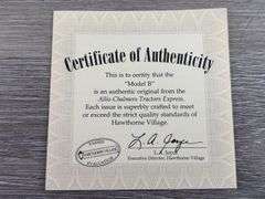 Allis-Chalmers Flat Rail Car W/B Tractor, HO Scale