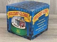John Deere Holiday Globe, 3 1/2”H, Ertl Collectibles