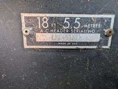 Allis Chalmers Gleaner 318 Grain Head - 18-ft