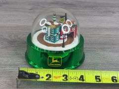 John Deere Holiday Globe, 3 1/2”H, Ertl Collectibles