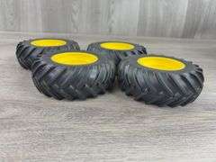 4 Tractor Tires, 4 3/4” Diameter