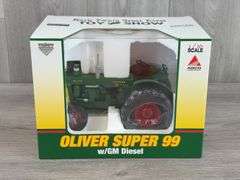 Oliver Super 99 W/GM Diesel, 1/16, Mark Twain GRTS