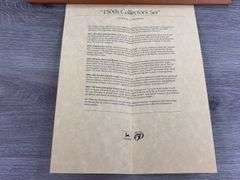 John Deere 150th Anniversary Set, 13 1/3” Plaque, Ertl