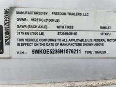 2022 Freedom Enclosed 52-ft Trailer