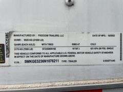 2022 Freedom Enclosed 52-ft Trailer