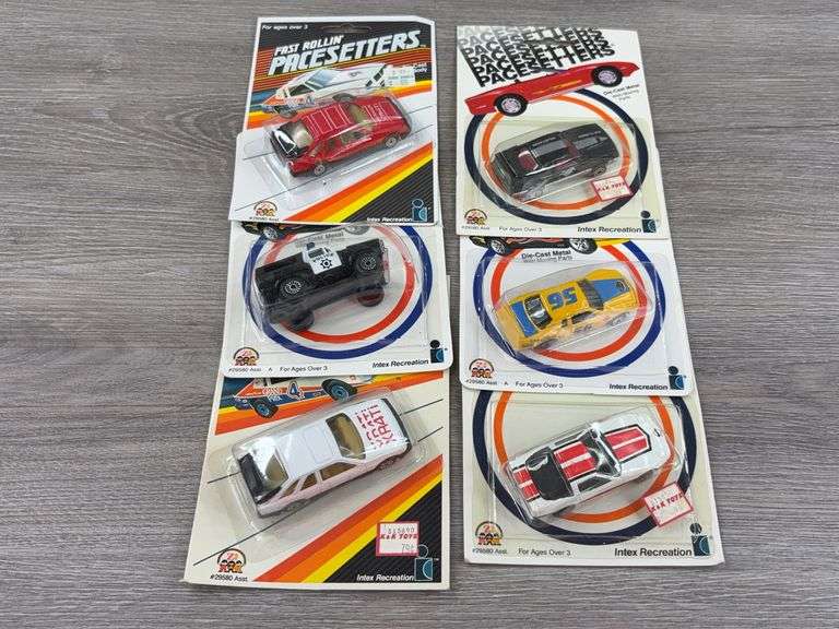 6 Pacesetters Cars, 3”