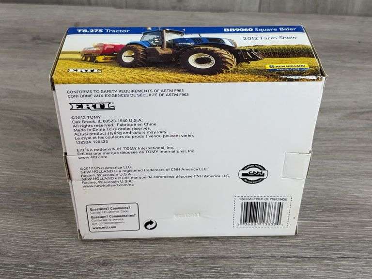 New Holland T8.275 & BB9060 Square Baler, 1/64
