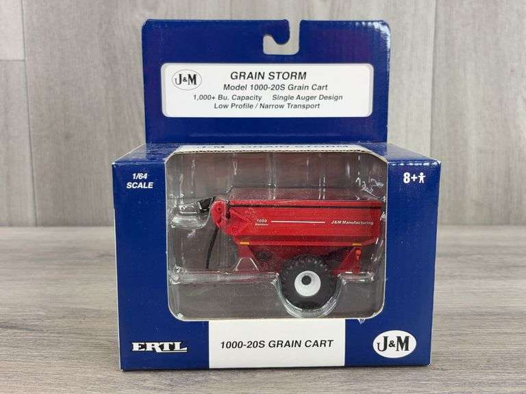 J&M 1000-20S Grain Storm Grain Cart, 1/64, Ertl