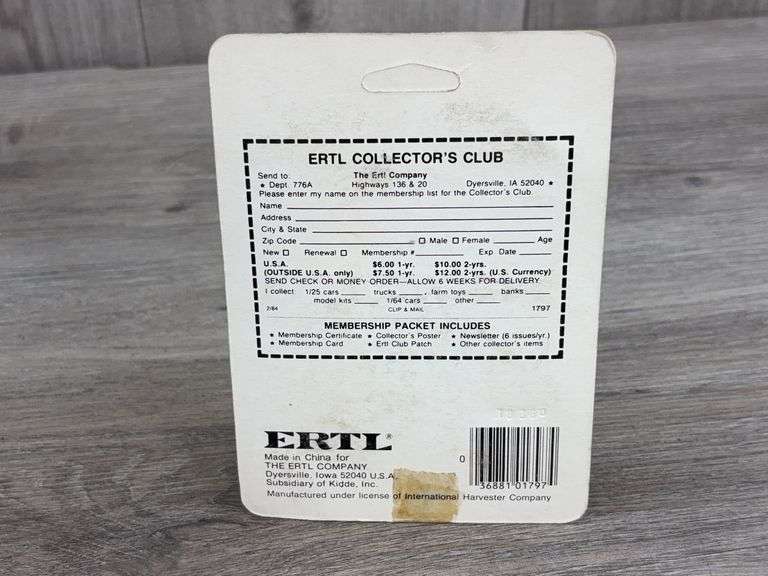 International 5088 WF, 1/64, Ertl, Die-Cast Tractor