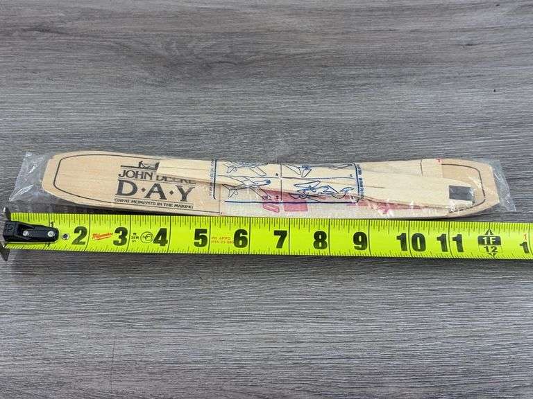 John Deere Wood Glider, 12” Wing Span