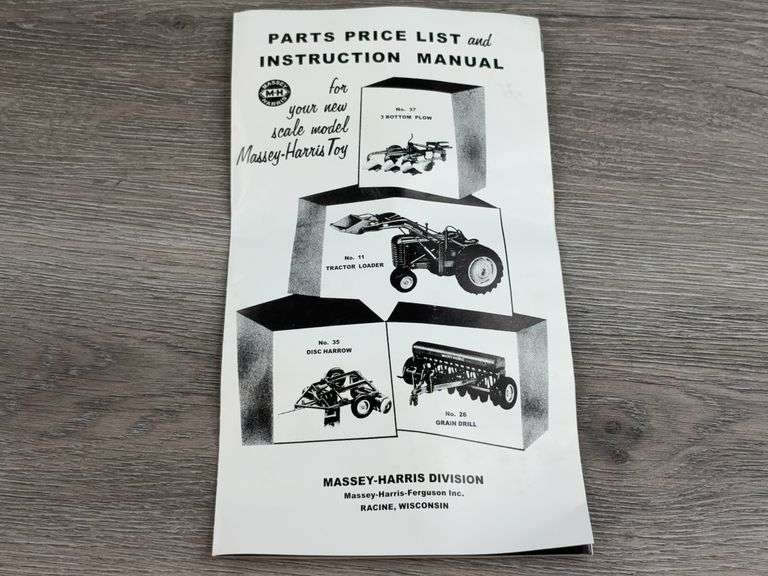 Massey Harris No. 26 Grain Drill, 1/20, Reuhl, Original Box