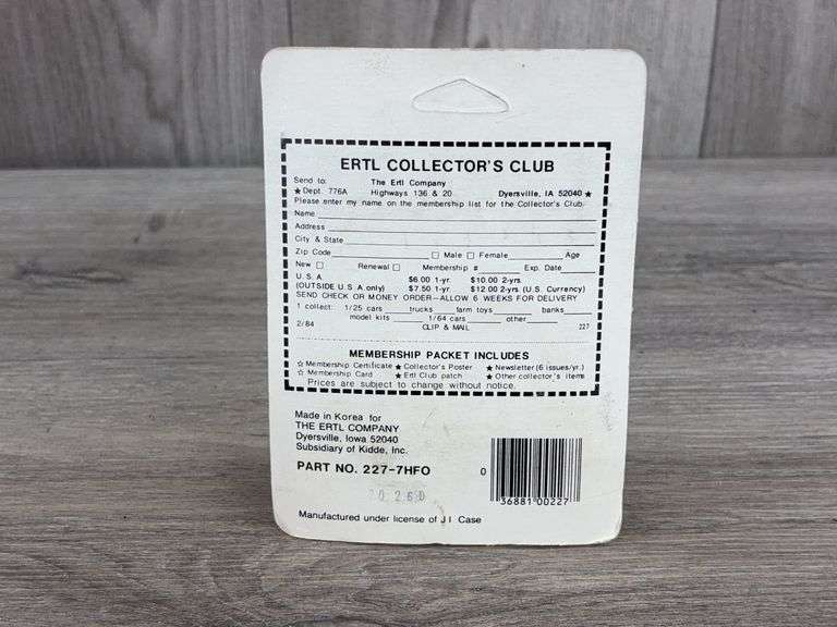 Case International 2594 WF, 1/64, Ertl, Die-Cast Tractor