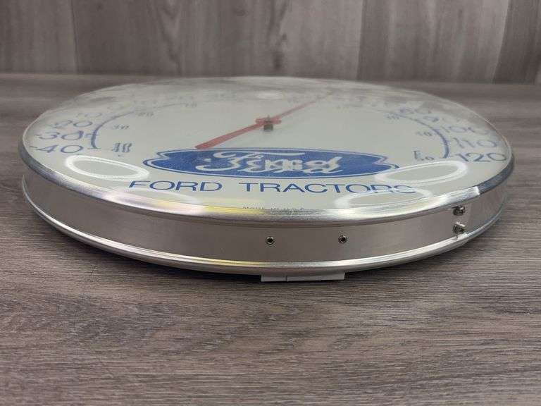 Ford Tractor Thermometer, 12” Diameter