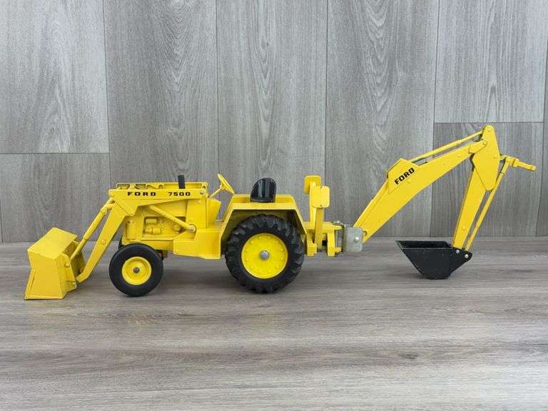 Ford 7500 Backhoe/Loader, 1/16, Ertl