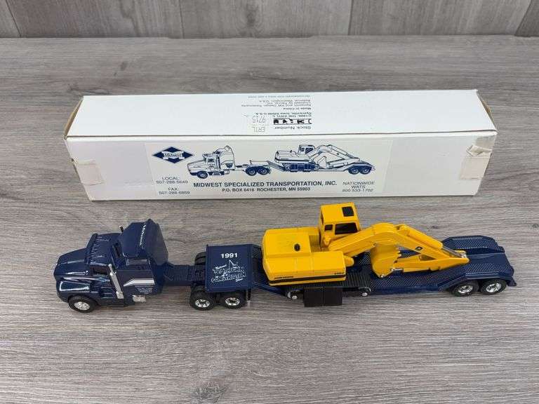 Kenworth T600A Midwest Transporting Tractor Trailer, 1/64, Ertl