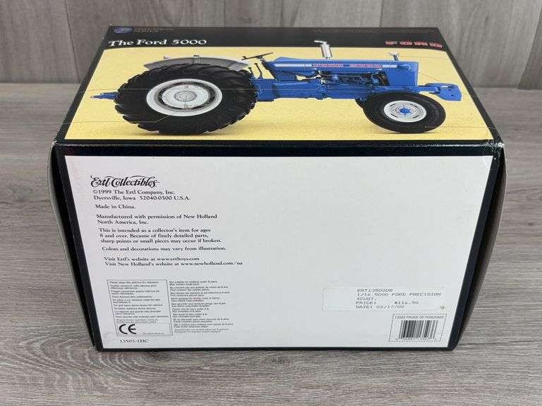 Ford 5000 WF, 1/16, Precision Series 7, Ertl, 3PT., Unopened