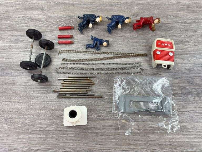 Cast Iron Men, Axles & Ford Tractor Front