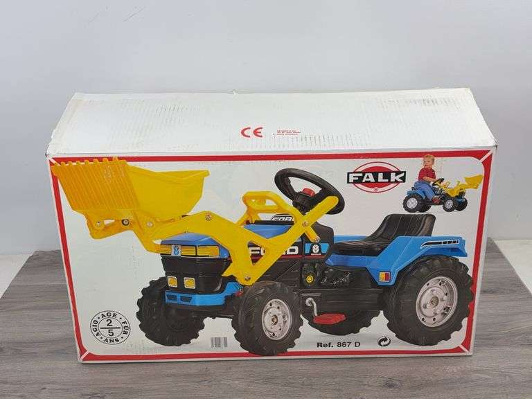 Ford New Holland MFD Pedal Tractor-30” W/Loader, Falk