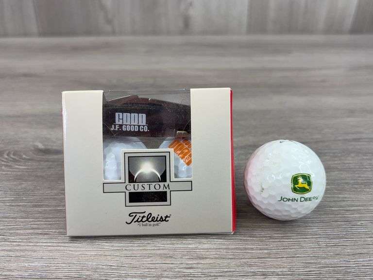 John Deere Nike & Titleist Golf Balls