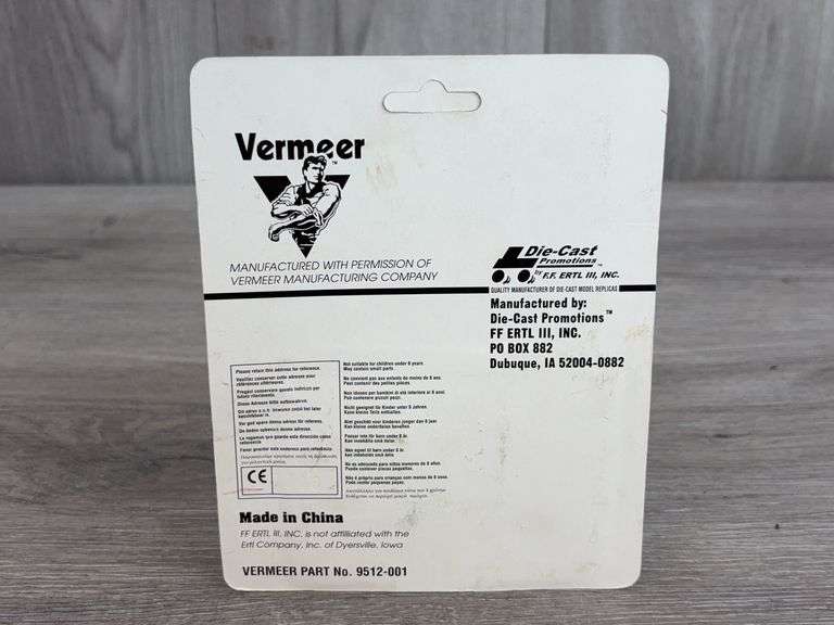 Vermeer 605 Series L Round Baler, 1/64, Die-Cast Promotions