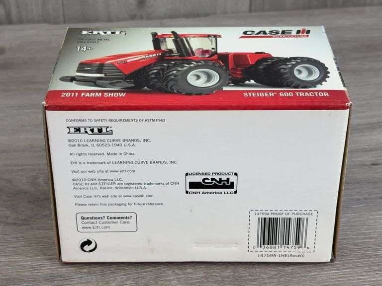 Case IH Steiger 600 4WD Duals, 1/64, 2011 Farm Show