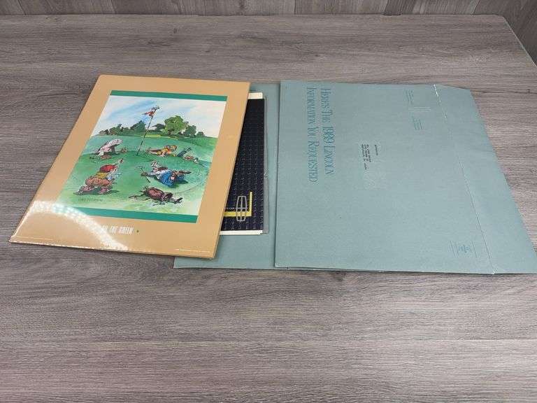 1989 Lincoln Brochures, On The Green By Gary Patterson
