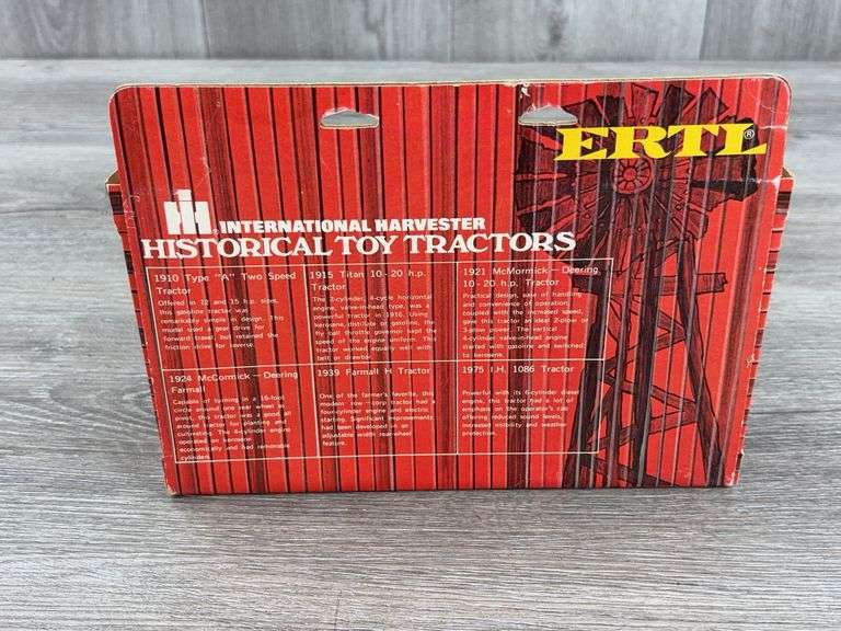 2 International Historical Toy Tractor Sets, 1/64, Ertl