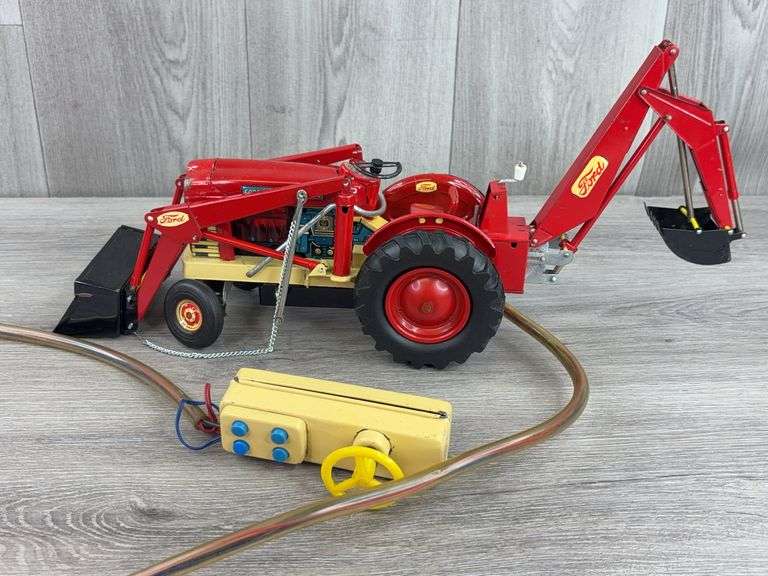 Ford 4000 HD Industrial RC Backhoe/Loader, 18”, Made In Japan