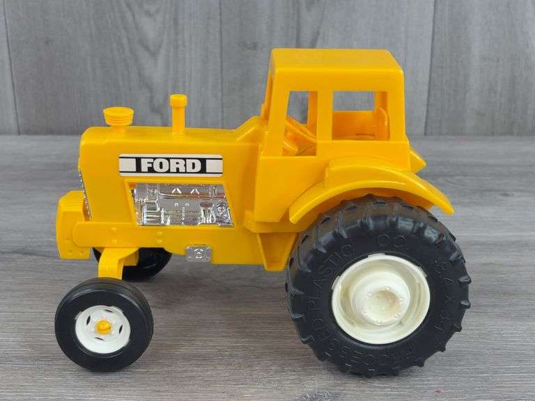 Ford WF Yellow Tractor, 9”, Processed Plastic Co.
