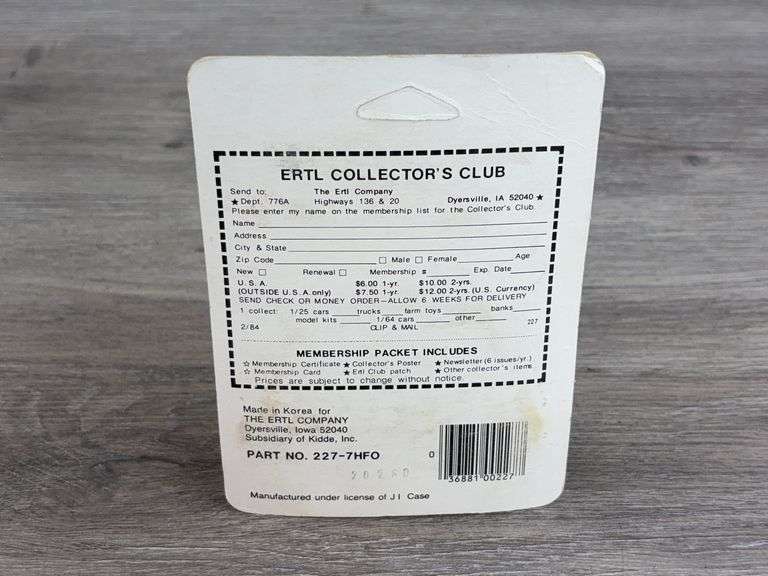 Case International 2594 WF, 1/64, Ertl, Die-Cast Tractor