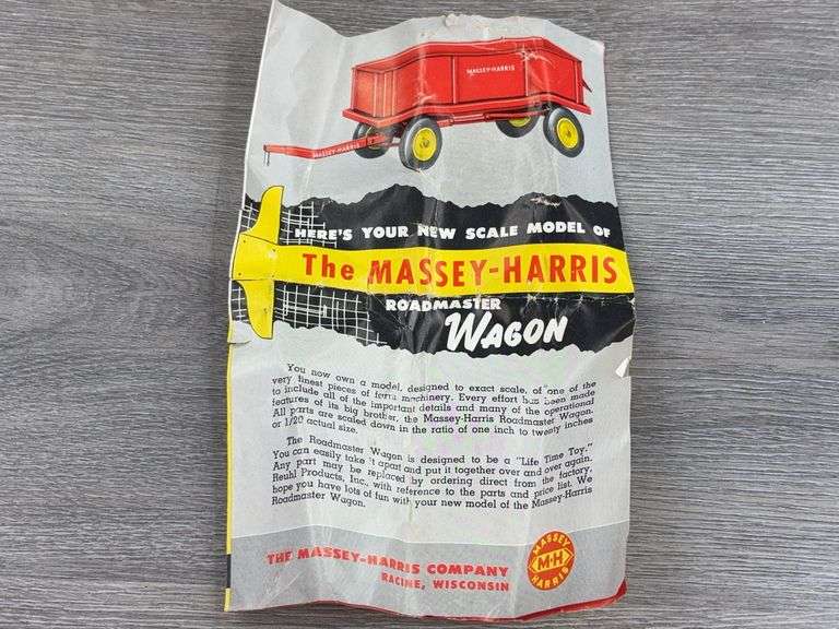 Massey Harris Roadmaster Wagon, 1/20, Reuhl, Original Box
