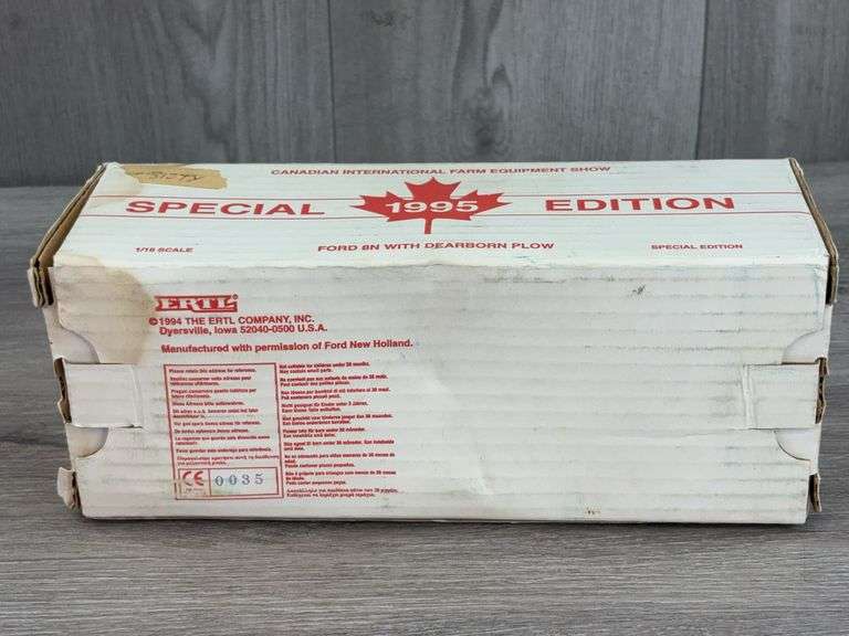 Ford 8N W/Dearborn Plow, 1/16, 1995 Canadian Show