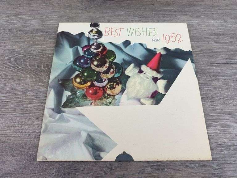 1952 Ford/Dearborn Best Wishes Calendar, Sealed