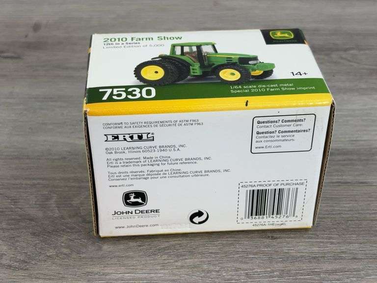 John Deere 7530 MFD Duals, 1/64, 2010 Farm Show