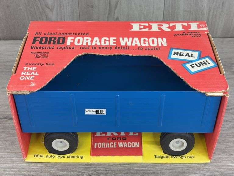 Ford The Big Blue Forage Wagon, 1/12, Ertl, Stock #806