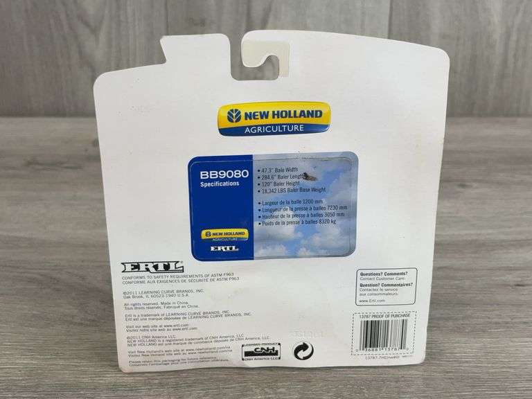 New Holland BB9080 Large Square Baler, 1/64, Ertl Britains