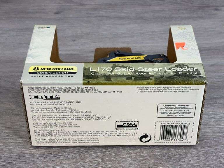 New Holland L170 Skid Steer Loader, 1/32, Ertl Britains